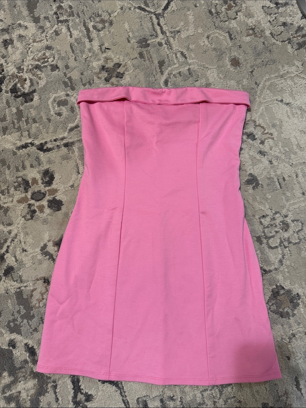 Altar'd State Strapless Pink mini Dress